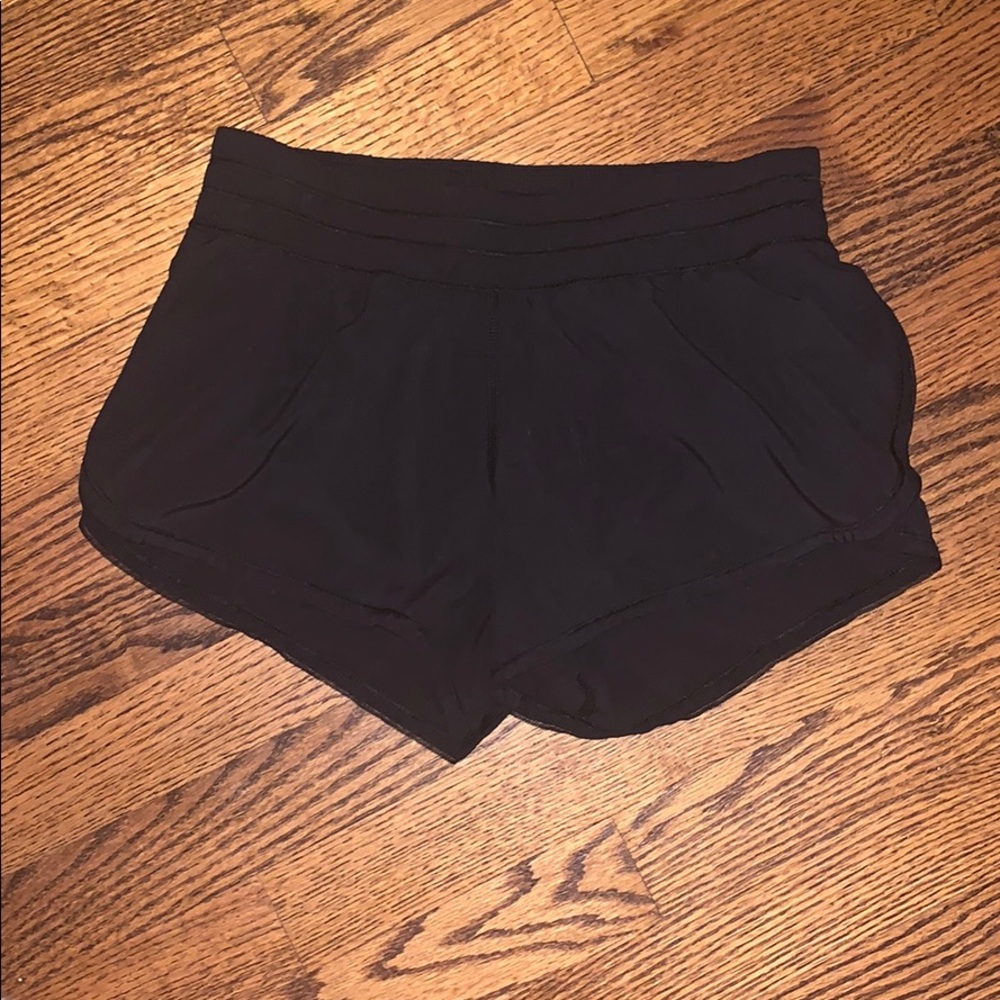 Black lulu lemon shorts